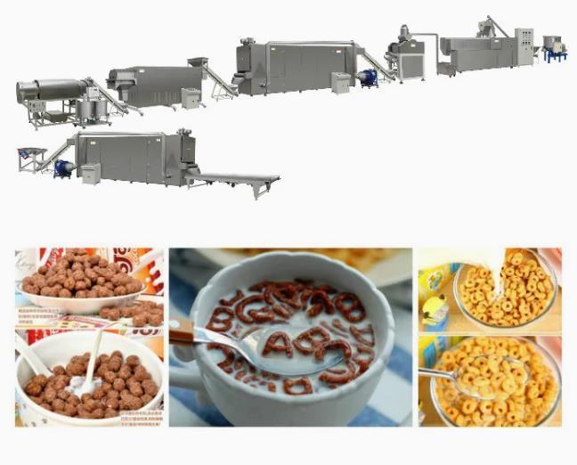 大きい容量 120-300kg/h のコーンフレークのコーン フレークの機械類